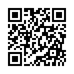 Evening cicadaQR code on download page