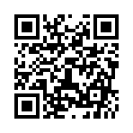 午前7時ですのスマホ着信音ページのQRコード