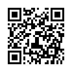 午後1時ですのスマホ着信音ページのQRコード