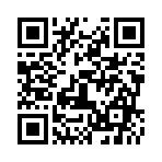 午後1時ですのスマホ着信音ページのQRコード