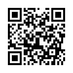 メール受信：男性の声が響く、日本語で『メールです』と伝えるボイス音のスマホ着信音ページのQRコード