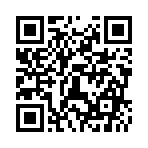 「Gメールが届きました。」のスマホ着信音ページのQRコード