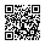 お知らせ音35のスマホ着信音ページのQRコード