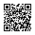 電子目覚まし音のスマホ着信音ページのQRコード