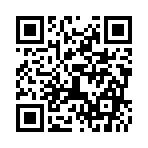 目覚まし時計のベルのスマホ着信音ページのQRコード