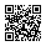 ハト時計（１時）のスマホ着信音ページのQRコード