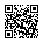 ハト時計（１時）のスマホ着信音ページのQRコード