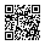 電子目覚まし音のスマホ着信音ページのQRコード