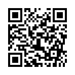 電子ピアノの目覚まし音のスマホ着信音ページのQRコード