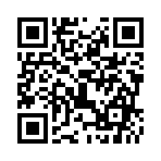 SF系クールな音のスマホ着信音ページのQRコード