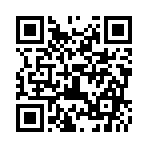 電子目覚まし音のスマホ着信音ページのQRコード